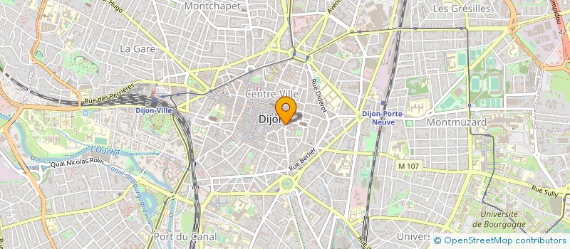 localisation de l'entreprise SOCIETE CAPILLAIRE ESTHETIQUE à DIJON