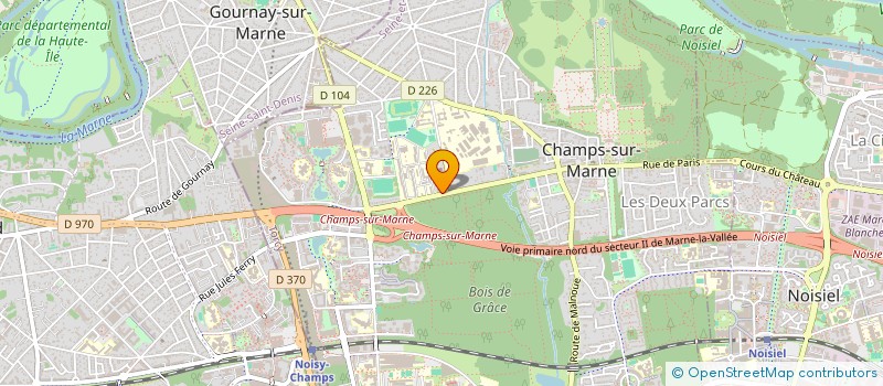 localisation de l'entreprise SOCIETE CAPILLAIRE PARISIENNE à CHAMPS-SUR-MARNE