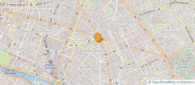 localisation de l'entreprise SOCIETE CAPRICIA à PARIS