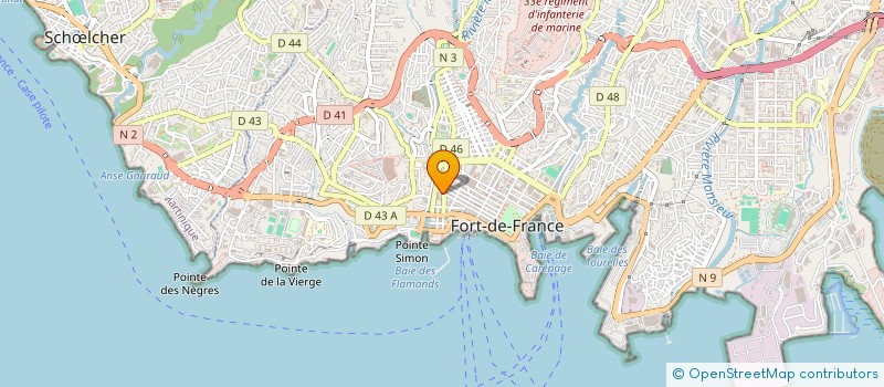 localisation de l'entreprise SOCIETE CARAIBEENNE DE COMMERCE à FORT-DE-FRANCE