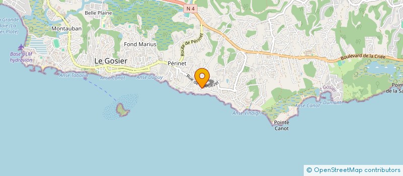 localisation de l'entreprise SOCIETE CARIBEENNE D'HORLOGERIE à LE GOSIER