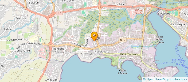 localisation de l'entreprise SOCIETE CARIBEENNE DE TRAVAUX PUBLICS à BAIE-MAHAULT