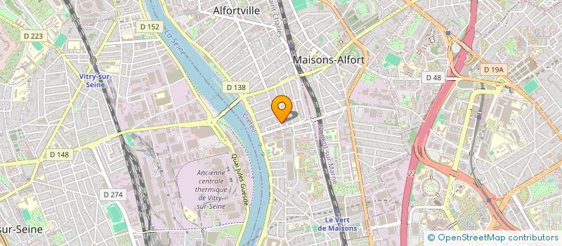 localisation de l'entreprise SOCIETE CARNOT à ALFORTVILLE