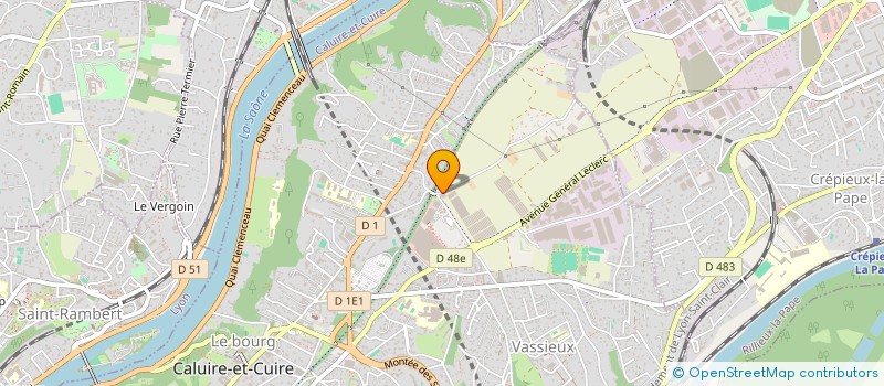 localisation de l'entreprise SOCIETE CAROFI à CALUIRE-ET-CUIRE