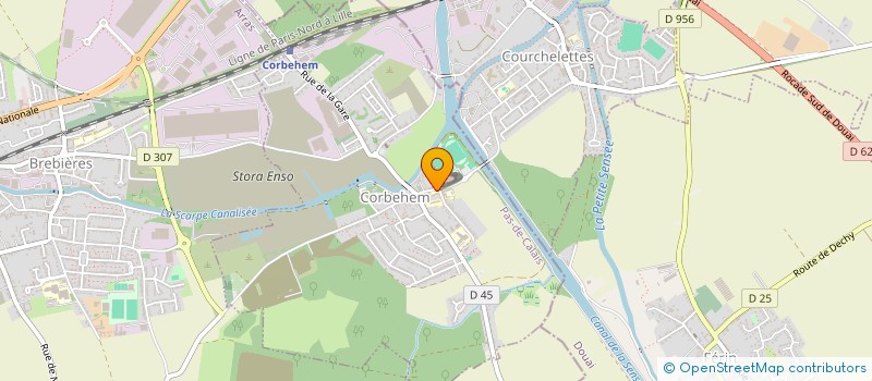 localisation de l'entreprise SOCIETE CARRE PERE ET FILS à GOUY-SOUS-BELLONNE