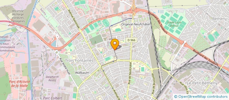 localisation de l'entreprise SOCIETE CARRELAGE MACONNERIE RENOVATION  REIMS