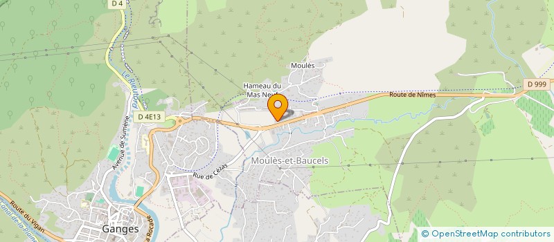 localisation de l'entreprise SOCIETE CARRIE ET FILS à MOULES-ET-BAUCELS