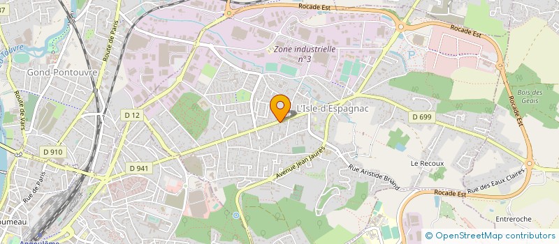 localisation de l'entreprise SOCIETE CARTONKIT EVENTS S.A.S à L'ISLE-D'ESPAGNAC