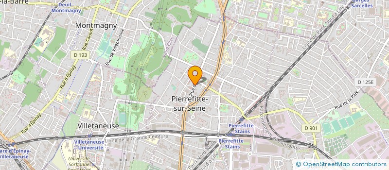 localisation de l'entreprise SOCIETE CASA à PIERREFITTE-SUR-SEINE