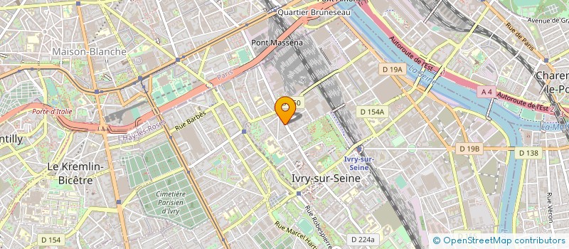 localisation de l'entreprise SOCIETE CASANOVA PRESSING  IVRY-SUR-SEINE