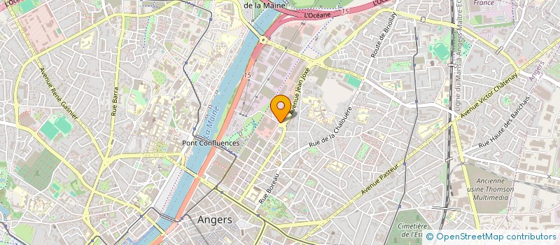localisation de l'entreprise SOCIETE CASH 49 à ANGERS