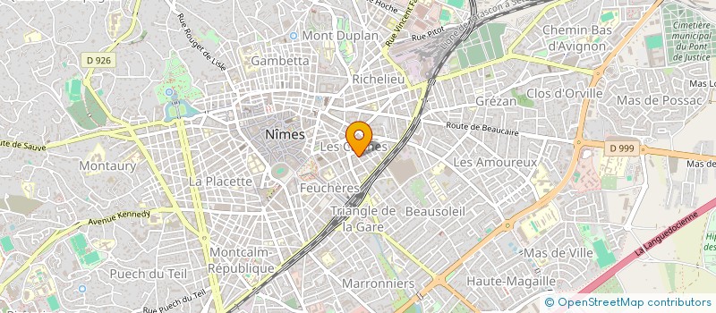 localisation de l'entreprise SOCIETE CASTAGNINO  NIMES