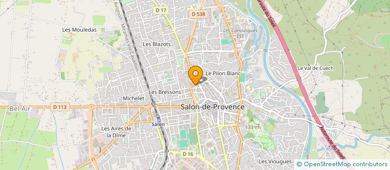 localisation de l'entreprise SOCIETE CASTEL PERNOT  SALON-DE-PROVENCE