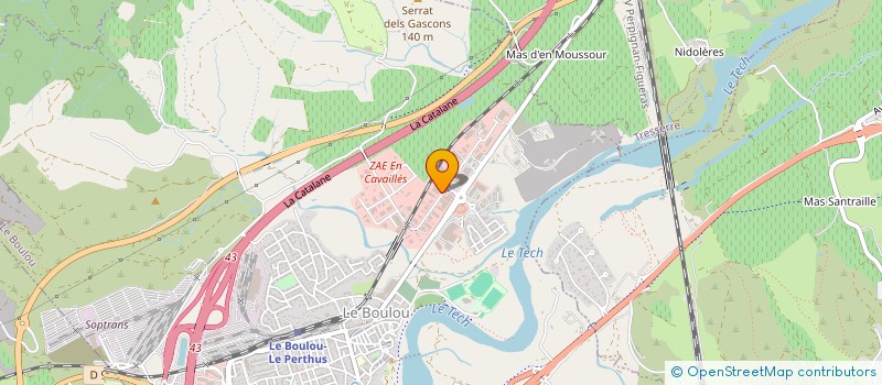 localisation de l'entreprise SOCIETE CATALANE DE DIFFUSION à LE BOULOU