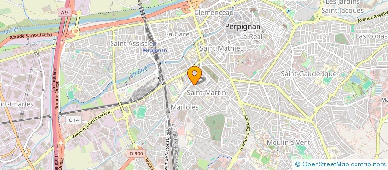 localisation de l'entreprise SOCIETE CATALANE DE TRAVAUX HOTELIERS  PERPIGNAN