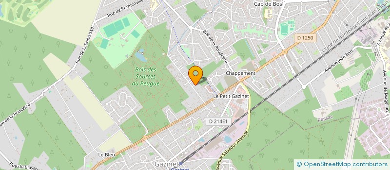 localisation de l'entreprise SOCIETE CATEUSE IMMOBILIERE  PESSAC