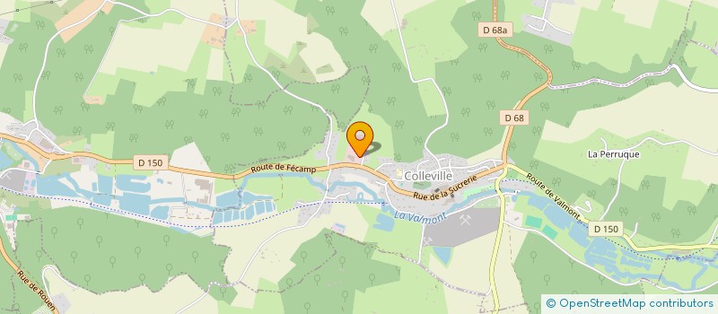 localisation de l'entreprise SOCIETE CAUCHOISE DE BATIMENT  COLLEVILLE