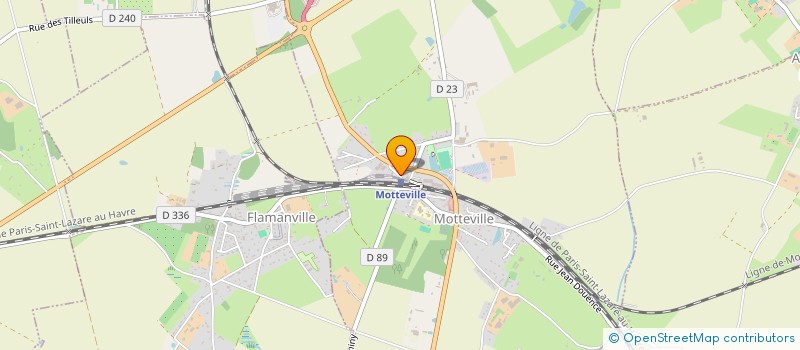 localisation de l'entreprise SOCIETE CAUCHOISE DE MATERIAUX ENROBES à FLAMANVILLE