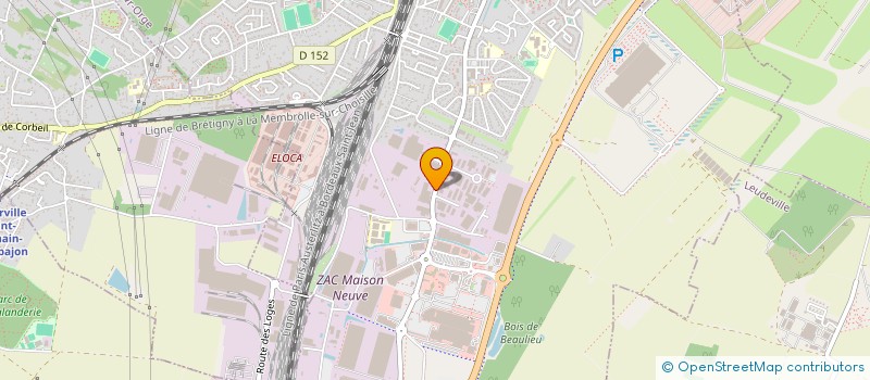 localisation de l'entreprise SOCIETE CAUDRON FRERES à BRETIGNY-SUR-ORGE