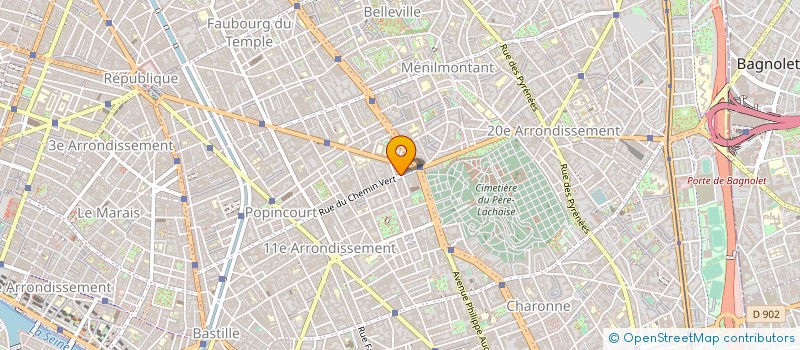 localisation de l'entreprise SOCIETE CAVAIGNAC SECURITE à PARIS