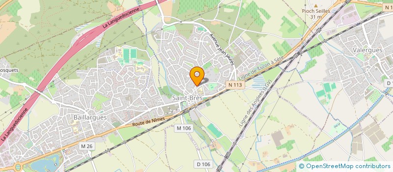 localisation de l'entreprise SOCIETE CAVES D'OC à SAINT-BRES