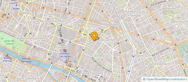 localisation de l'entreprise SOCIETE CCV à PARIS