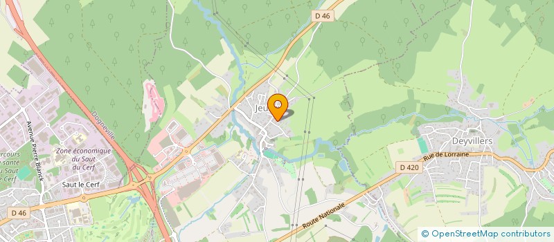 localisation de l'entreprise SOCIETE CCV LES PLEIADES à JEUXEY
