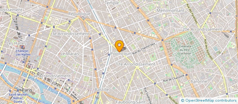 localisation de l'entreprise SOCIETE CD PARIS  PARIS