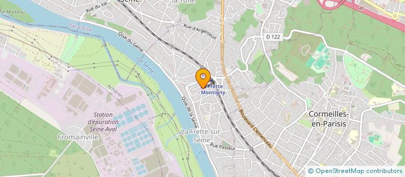 localisation de l'entreprise SOCIETE CEDRIC HABITATION  LA FRETTE-SUR-SEINE