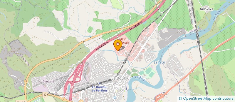 localisation de l'entreprise SOCIETE CELDRAN BONET CONSTRUCTIONS  LE BOULOU