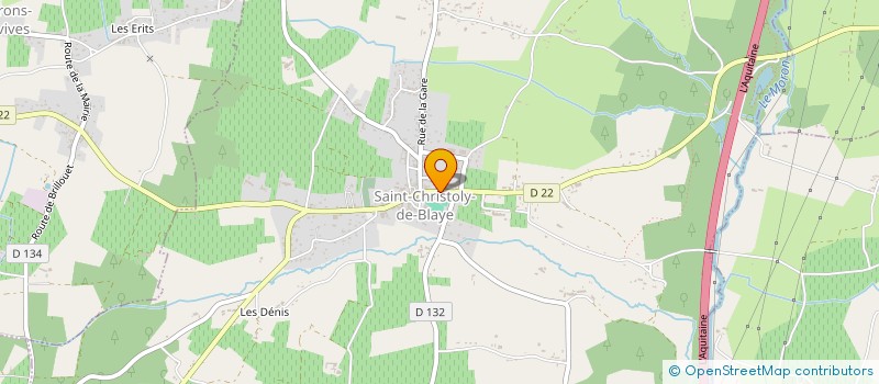 localisation de l'entreprise SOCIETE CELLIER VINICOLE DU BLAYAIS à CIVRAC-DE-BLAYE