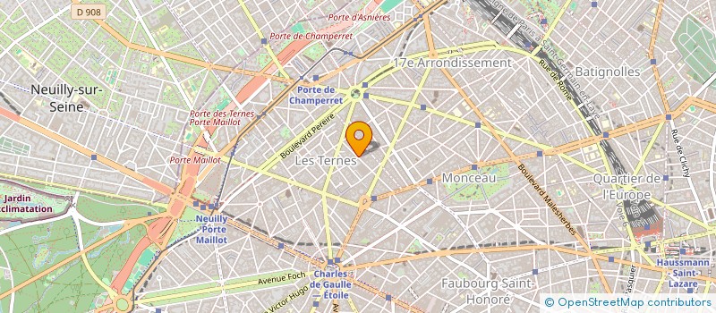 localisation de l'entreprise SOCIETE CENTRALE D'ACHATS ET VENTES INTERNATIONALES DE MATERIAUX  PARIS