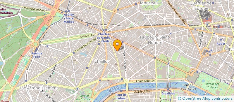 localisation de l'entreprise SOCIETE CENTRALE D'ETUDES DE DOCUMENTATION ET D'INVESTISSEMENT BLOCH DUMONVILLIER ET CIE  PARIS