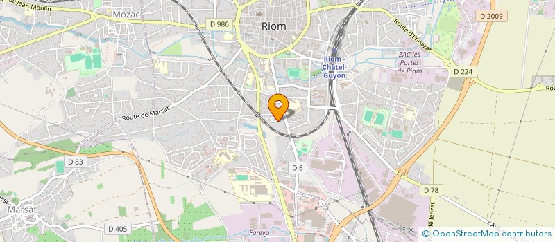 localisation de l'entreprise SOCIETE CENTRALE DE TRAVAUX PUBLICS à MOZAC