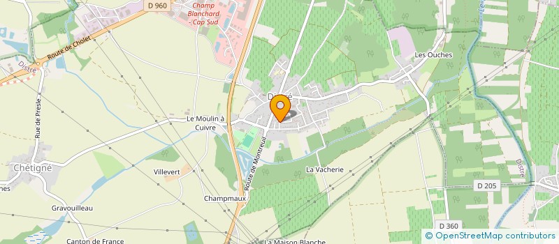 localisation de l'entreprise SOCIETE CESAR  SAUMUR