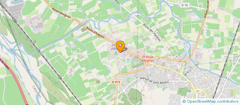 localisation de l'entreprise SOCIETE CHABAS  CAVAILLON