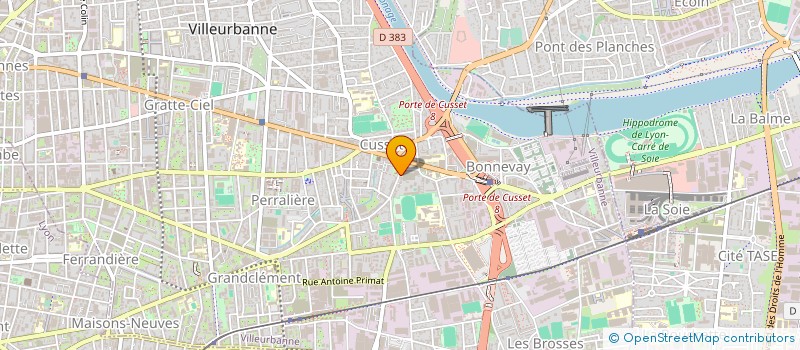 localisation de l'entreprise SOCIETE CHAFFANEL à VILLEURBANNE