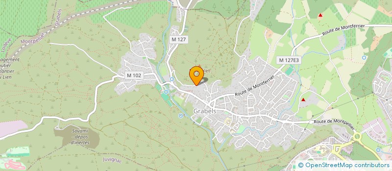 localisation de l'entreprise SOCIETE CHALER FRERES SARL à GRABELS