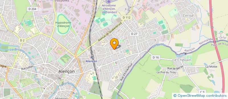 localisation de l'entreprise SOCIETE CHAMPEL à ALENCON