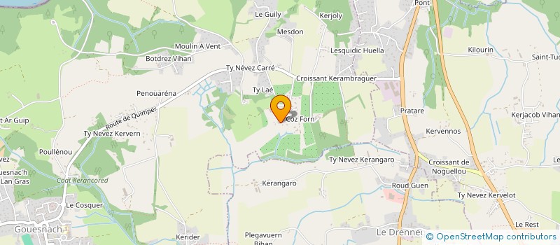 localisation de l'entreprise SOCIETE CHANSON NANTES  GOUESNACH