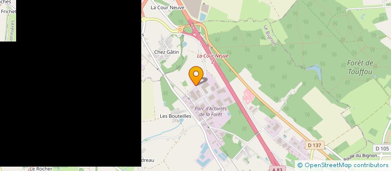 localisation de l'entreprise SOCIETE CHANTEREAU BERNARD à GENESTON