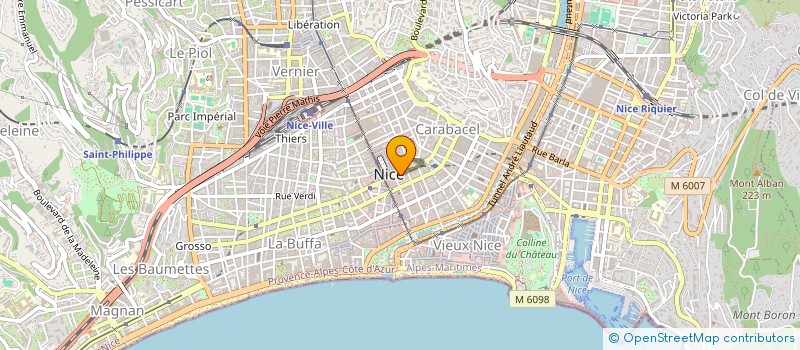 localisation de l'entreprise SOCIETE CHAPIMI à NICE