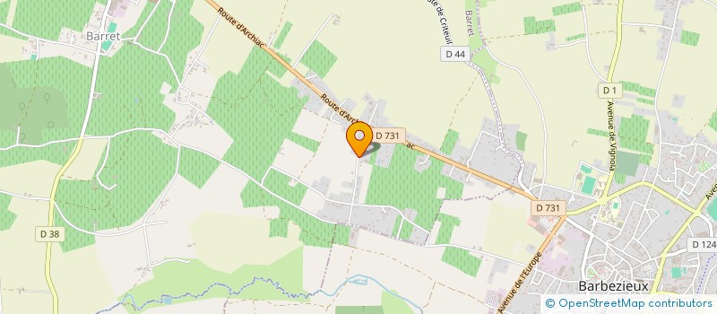 localisation de l'entreprise SOCIETE CHARENTAISE DE BENNES à BARRET