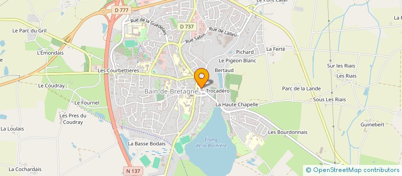 localisation de l'entreprise SOCIETE CHARLES à BAIN-DE-BRETAGNE