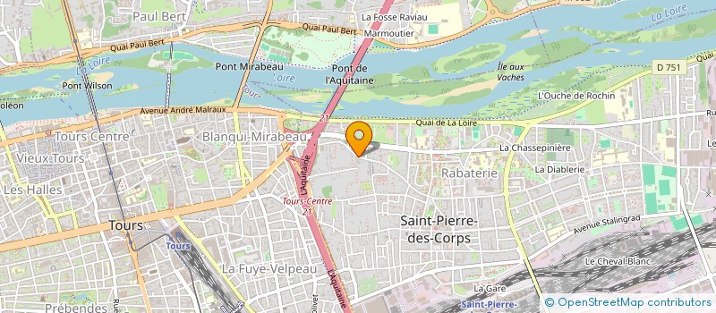 localisation de l'entreprise SOCIETE CHARLES BACHELIER  SAINT-PIERRE-DES-CORPS