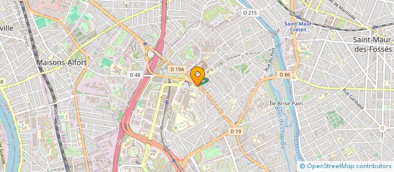 localisation de l'entreprise SOCIETE CHARLES GOUDRY ET COMPAGNIE  CRETEIL