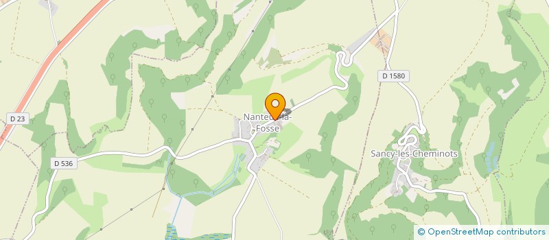 localisation de l'entreprise SOCIETE CHARPENTIER  NANTEUIL-LA-FOSSE