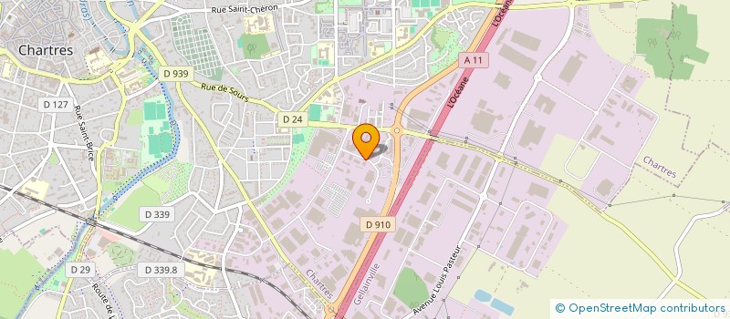 localisation de l'entreprise SOCIETE CHARTRAINE DE BATIMENT ET TRAVAUX PUBLICS à CHARTRES