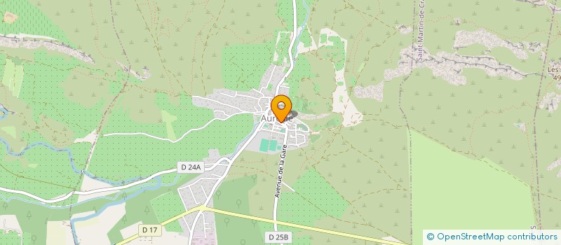 localisation de l'entreprise SOCIETE CHASSE LA  ST HUBERT AUREILLOISE  AUREILLE