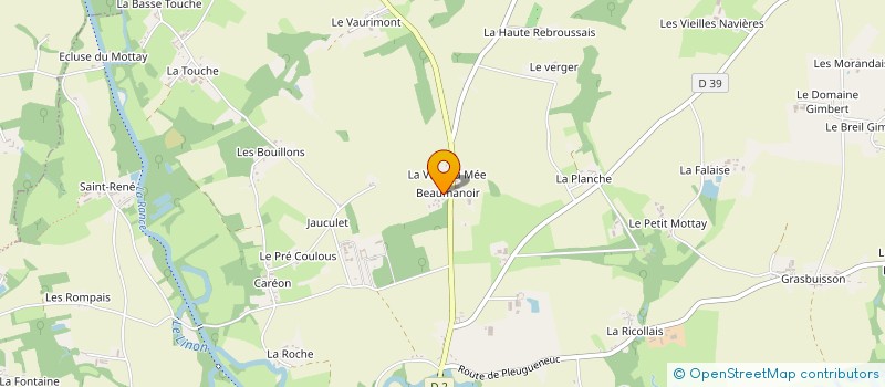 localisation de l'entreprise SOCIETE CHASSE PRIVEE RCLGB  EVRAN